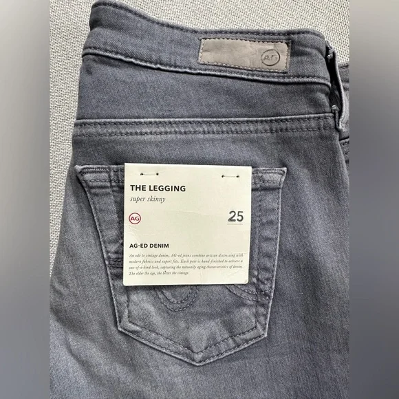 New AG Adriano Goldschmied AG-ED Denim Jeans Gray - Picture 8 of 8
